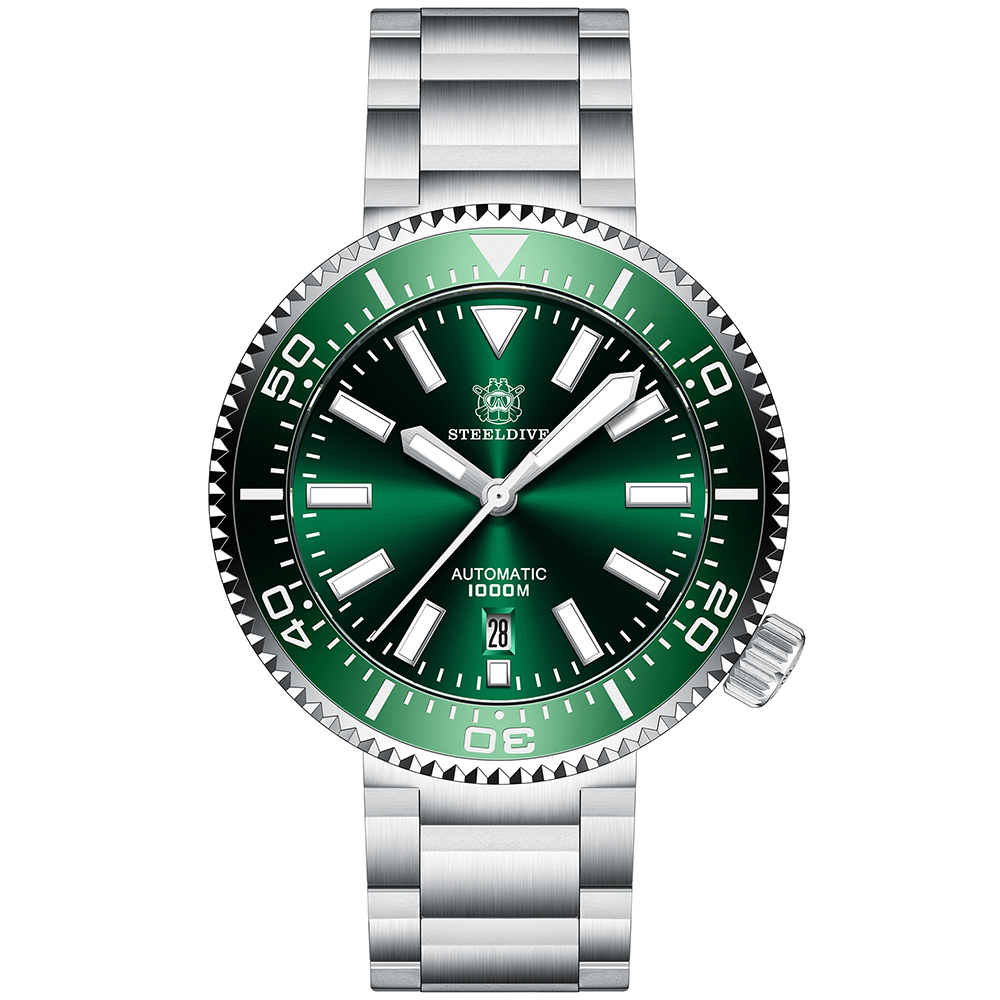 Seiko Watch Prospex - STEELDIVE Heren Automatische Horloges Duikhorloge 1000m