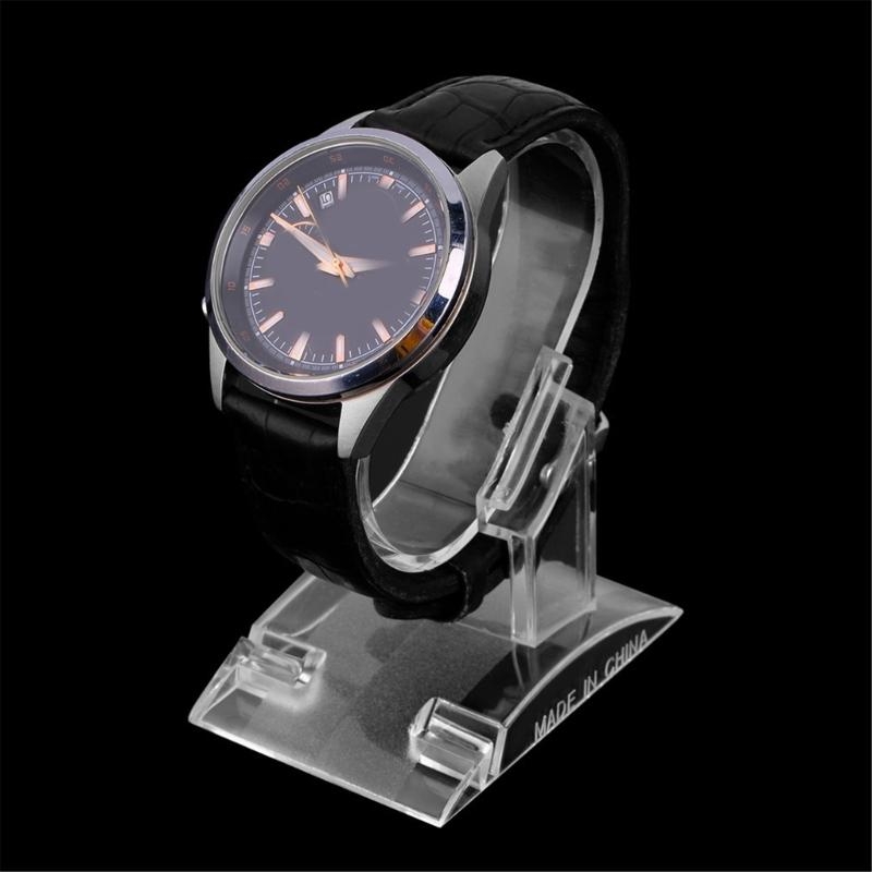 Jewelry And Watches Inc - Doorzichtig plastic horlogerek C-vormhouder voor sieraden