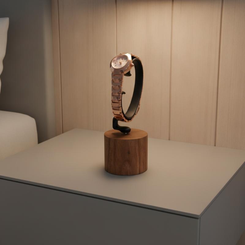 1 STUKS Houten C-vormige Horlo - Jewelry And Watches Inc recensie en prijs