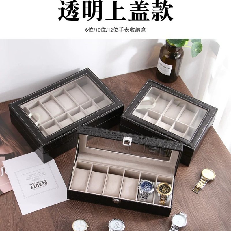 Europese lederen horloge-opber - Watch Display Box recensie en prijs
