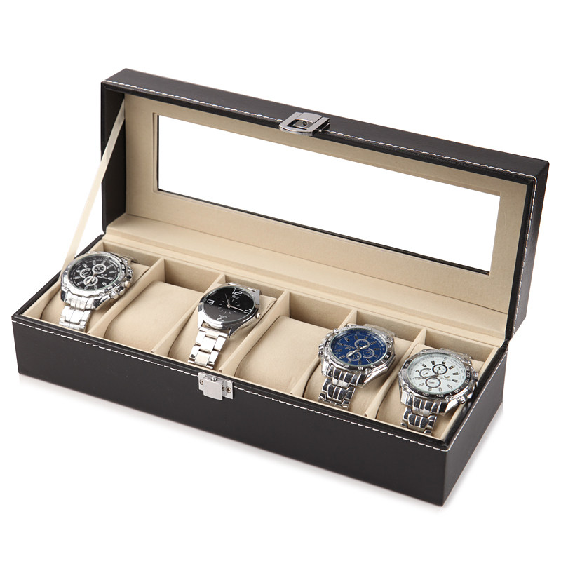 Europese lederen horloge-opber - Watch Display Box recensie en prijs