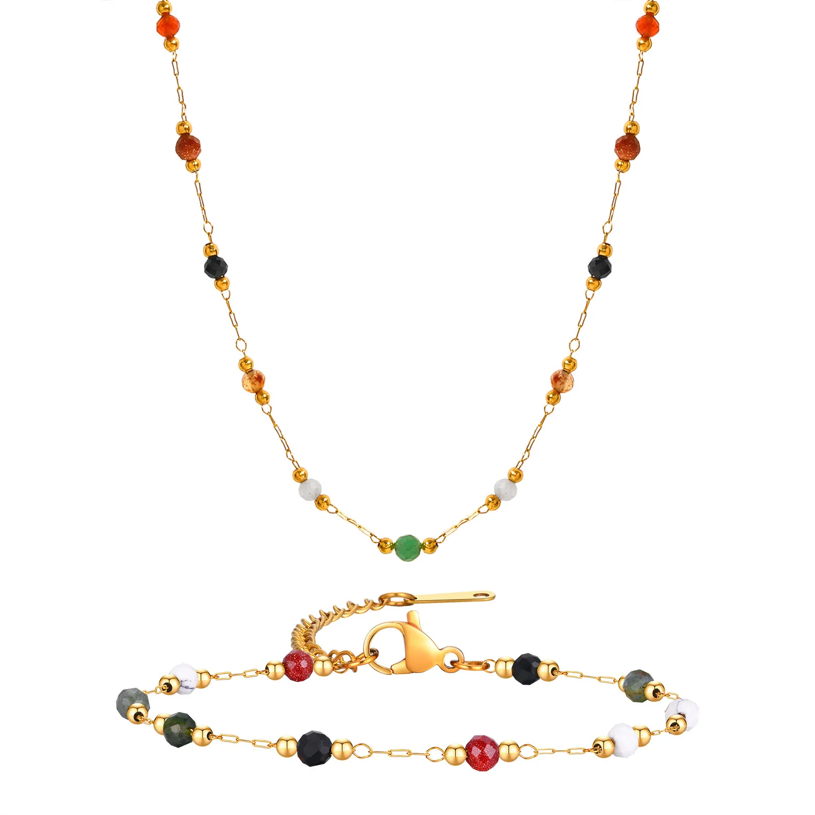 Natuursteen kralenketting enke - Jc Jewelry & Watches Photos recensie en prijs