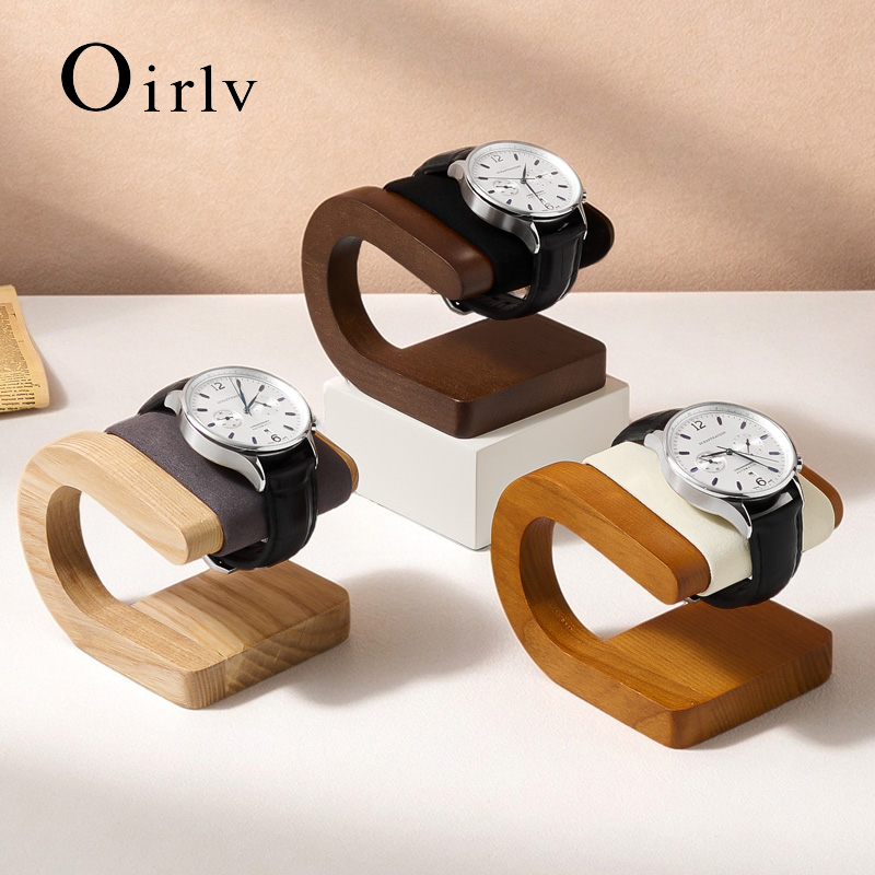Oirlv houten horlogestandaard  - Jewelry And Watches Inc recensie en prijs